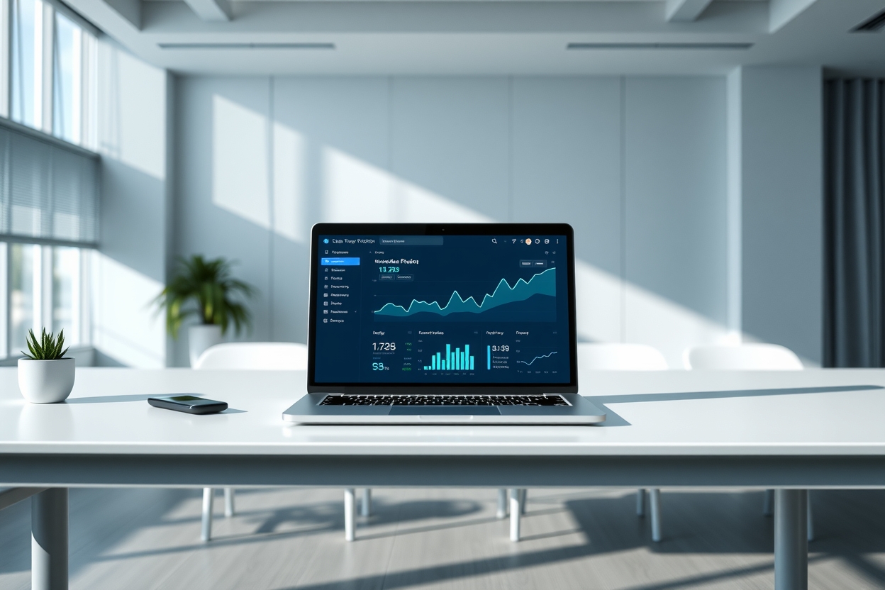 Payment ecosystem illustration showing digital transaction flow